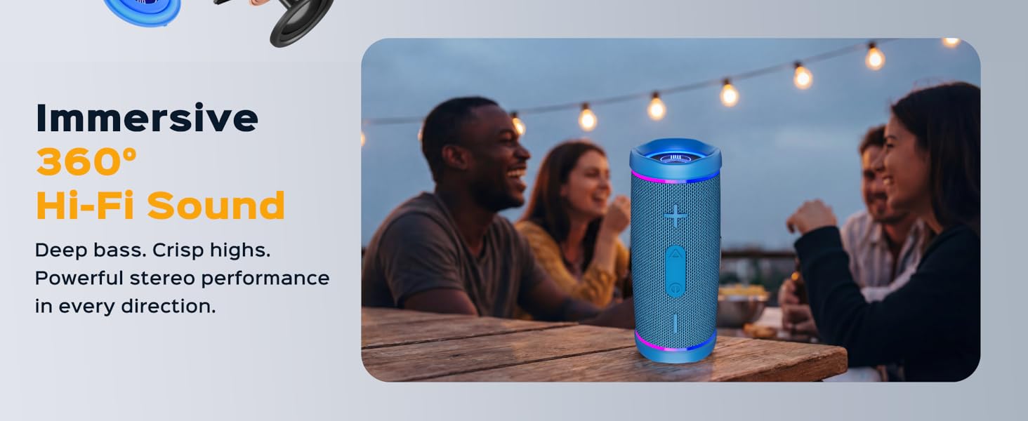 Immersive 360° Hi-Fi Sound