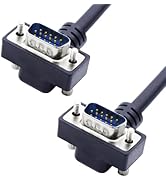 LANMINGLEL 90 Degree VGA Cable 15 PIN VGA Monitor Cable VGA to VGA Cord 1080P VGA Extension Cord ...