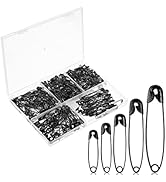Mr. Pen- Safety Pins, Safety Pins Assorted, 400 Pack, Black, Assorted Safety Pins, Safety Pin, Sm...