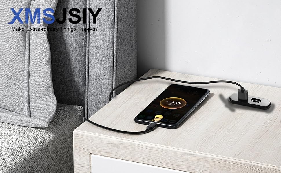 USB USB C Desk Power Grommet Outlet