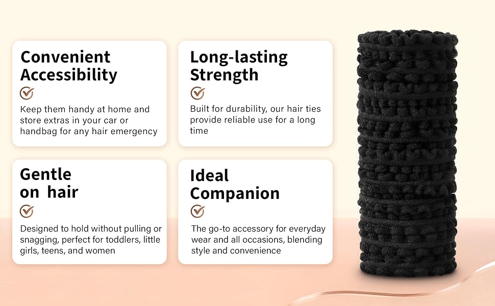 hair ties key features