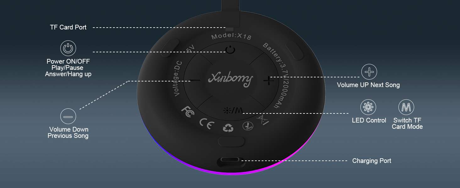 Waterproof Wireless Speaker
