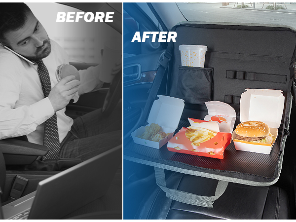 Steering Wheel Eating Tray