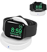 Charger Stand for Apple Watch,Portable Magnetic Wireless Charging Dock with Charging Cable,Suppor...