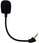 SPTSSWET Replacement Game Mic for HyperX Cloud Mix Headphones Detachable Microphone Boom Noise Ca...