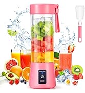 Spardar Portable Blender for Shakes And Smoothies, 4000mAh Personal Blender with 6 Blades, USB Re...