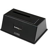 StarTech.com Single Bay USB 3.0 to SATA Hard Drive Docking Station, USB 3.0 (5 Gbps) Hard Drive D...