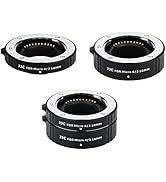 JJC Micro 4/3 Auto Focus Macro Extension Tube Set for Olympus OM-3 OM-1II OM-5 OM-D E-M1 III E-M5...