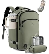 LOVEVOOK 40L Travel Backpack for Women, Airline Approved Carry On Backpack with 2 Packing Cubes, ...