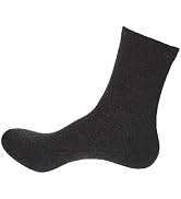 Grounding Socks, Conductive Silver Fiber Crew Socks for Women Men, Earth Connected Socks for Grou...