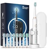 Rtauys M5 Sonic Electric Toothbrush for Adults and Kids - Rechargeable Electric Toothbrush Kids A...