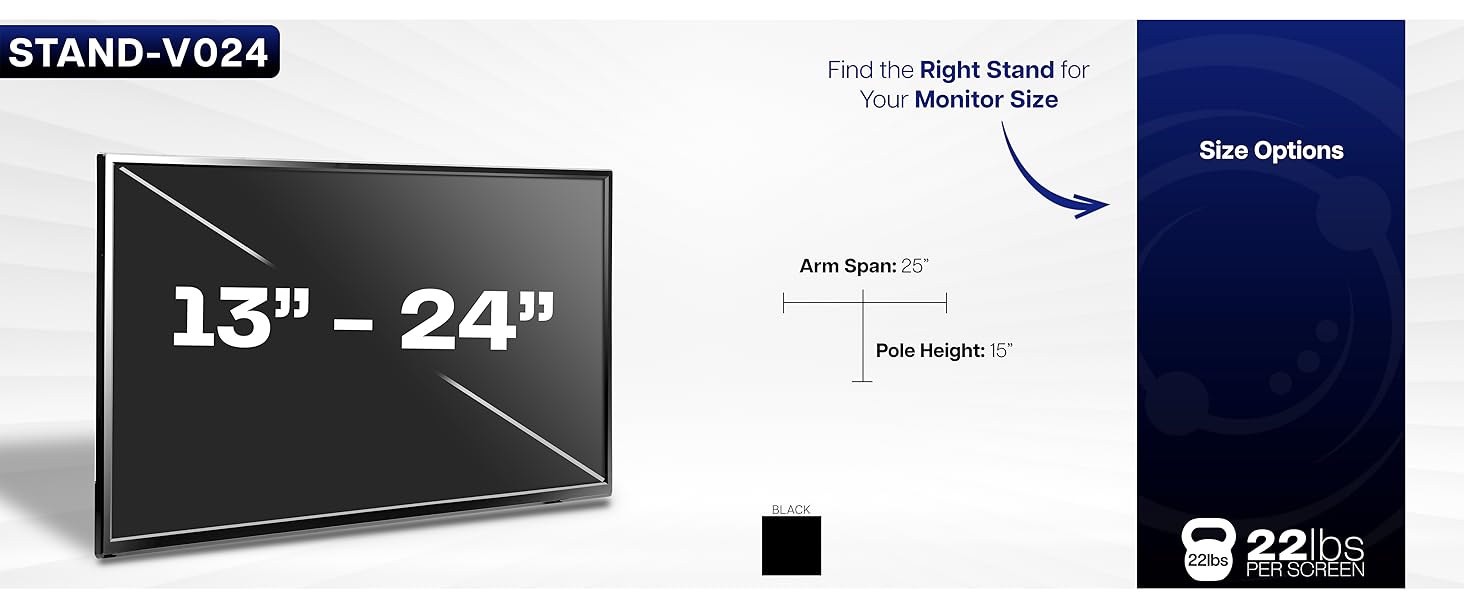 dual monitor mount adjustable desk stand clamp grommet tilt swivel rotate ergonomic setup