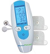 AccuRelief TENS Unit Muscle Stimulater Pain Relief System - Electric Muscle Stimulator with Elect...