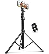 Aureday 62" Phone Tripod Accessory Kits, Camera &amp; Cell Phone Tripod Stand with Wireless Remote an...