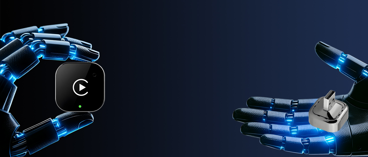 Satidi Wireless CarPlay &amp;amp; Android Auto Adapter 2-in-1, Bluetooth CarPlay