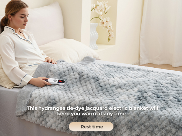 Heated Throw Blanket 50&amp;#34;x60&amp;#34;