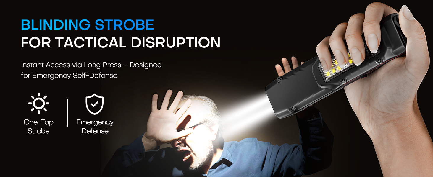 Handheld Flashlights Rechargeable LED Flashlight with Type C Charging