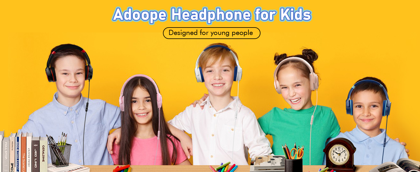 Adoope headphone for kids