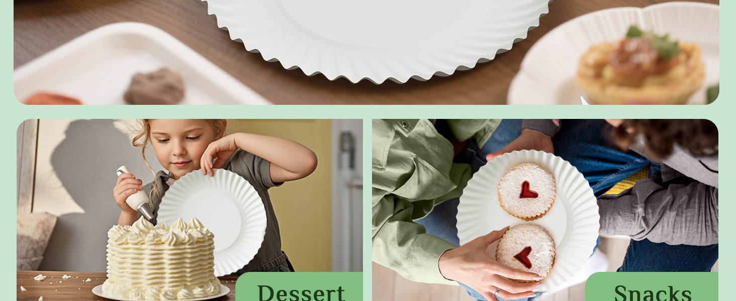 white paper plates