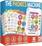 Phonics Machine Learning Pad - Electronic Reading Game for Kids Age 5-11 - Learn to Read with 720...
