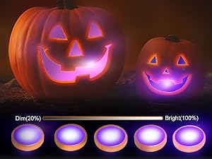 bright pumpkin lights