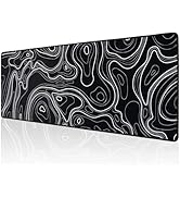 ALOANES Waterproof Mouse Pad with Durable Stitched Edge, XL Gaming Keyboard Pad, Non-Slip Rubber ...