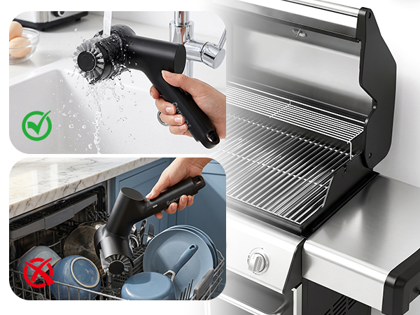 electric grill cleaning brush