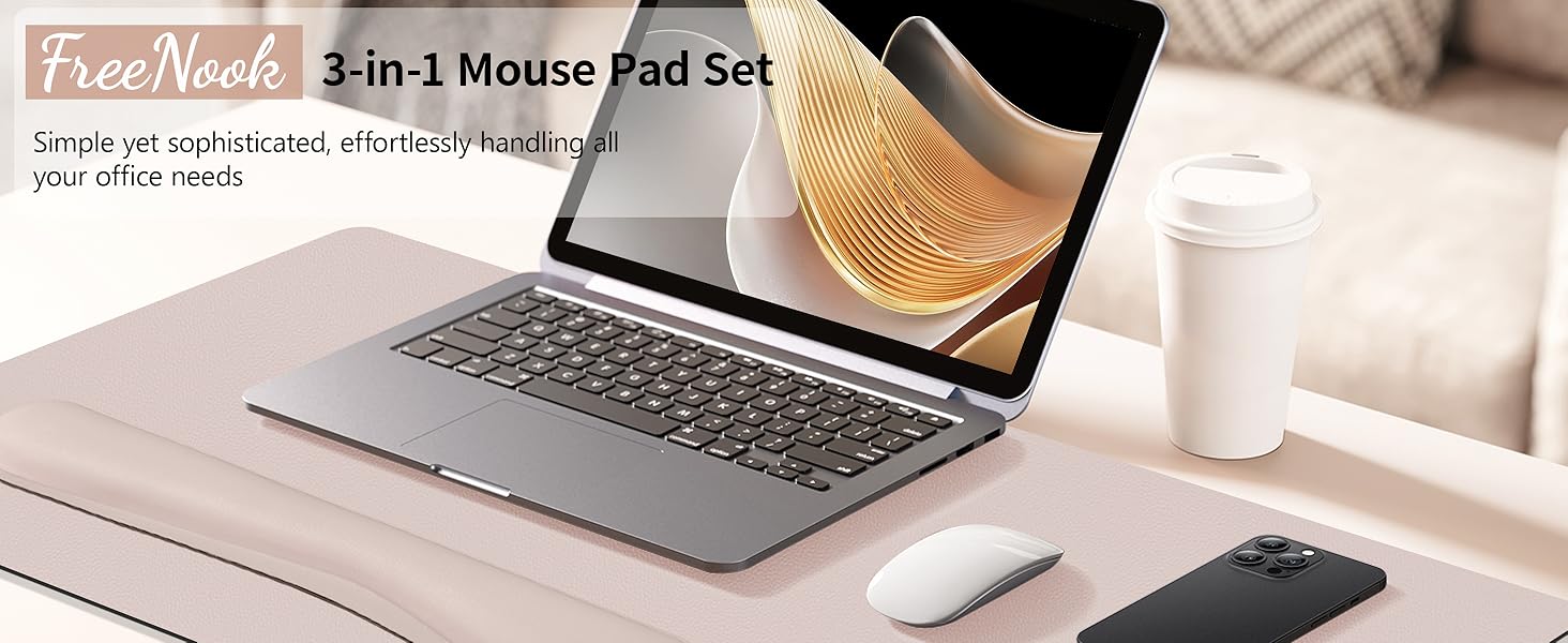 mouse pad with wrist rest