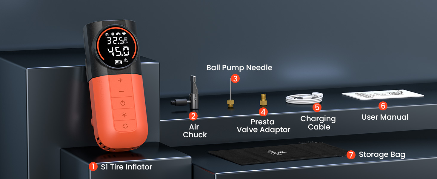 tire inflator portable air compressor