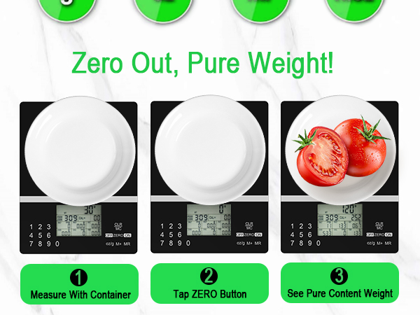 macro scale for food