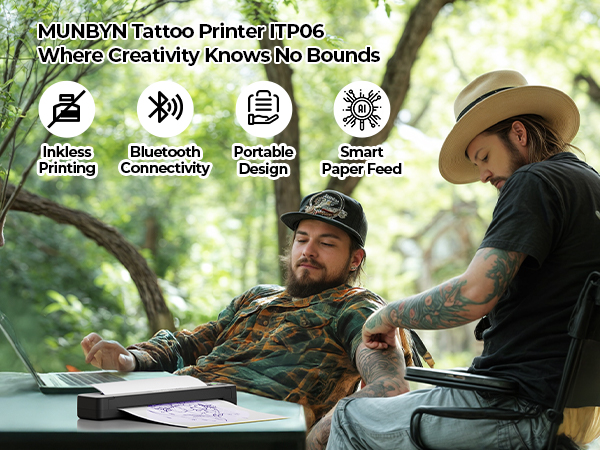 MUNBYN Tattoo Stencil Printer ITP06