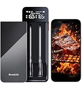 GoveeLife Wireless Meat Thermometer Digital with 2 Probes, Unlimited Range WiFi Food Thermometer ...