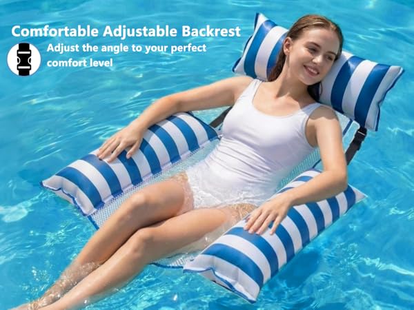 water hammock floats for adults pool floats lake floaties hammock float blow up floater pool party 