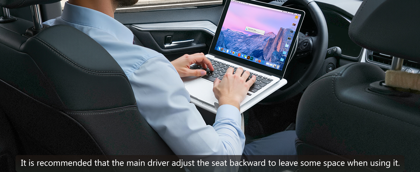 Car Seat Tray Table, Rotatable Travel Tray for Kids/Adults