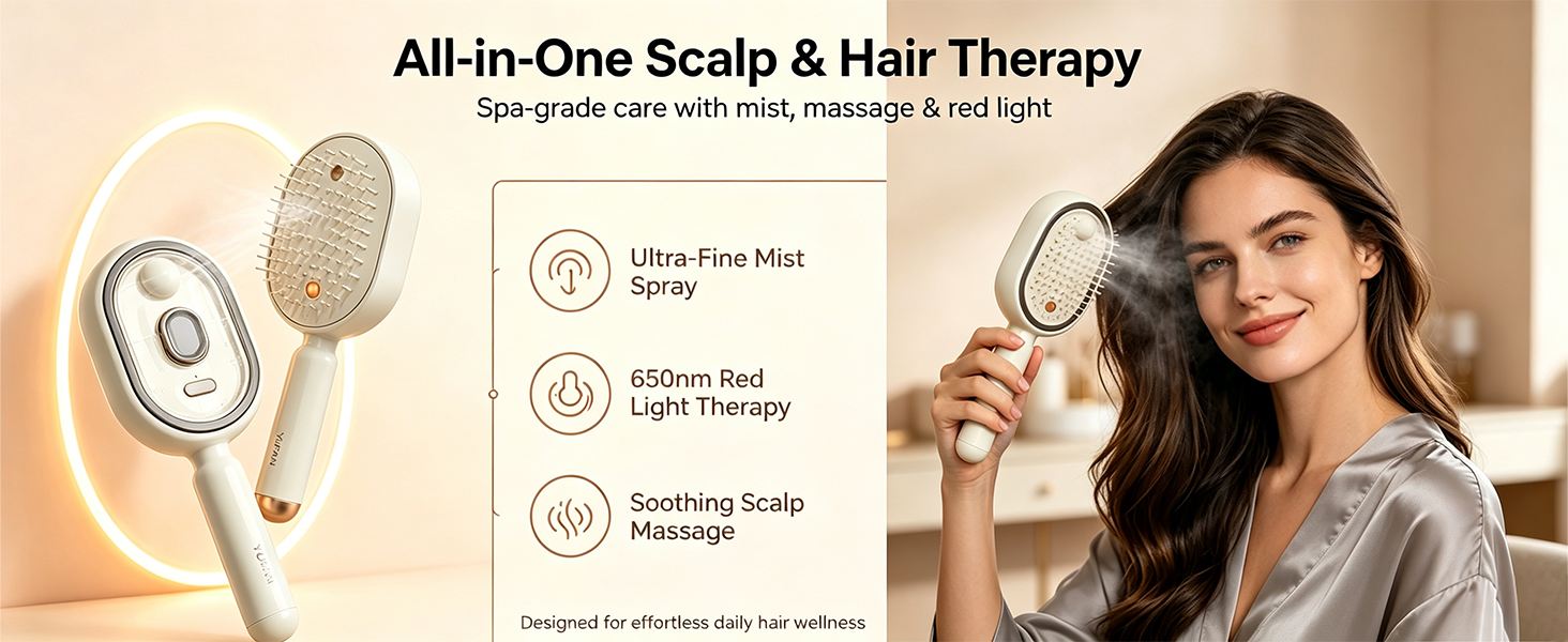 electric spray air cushion massage comb