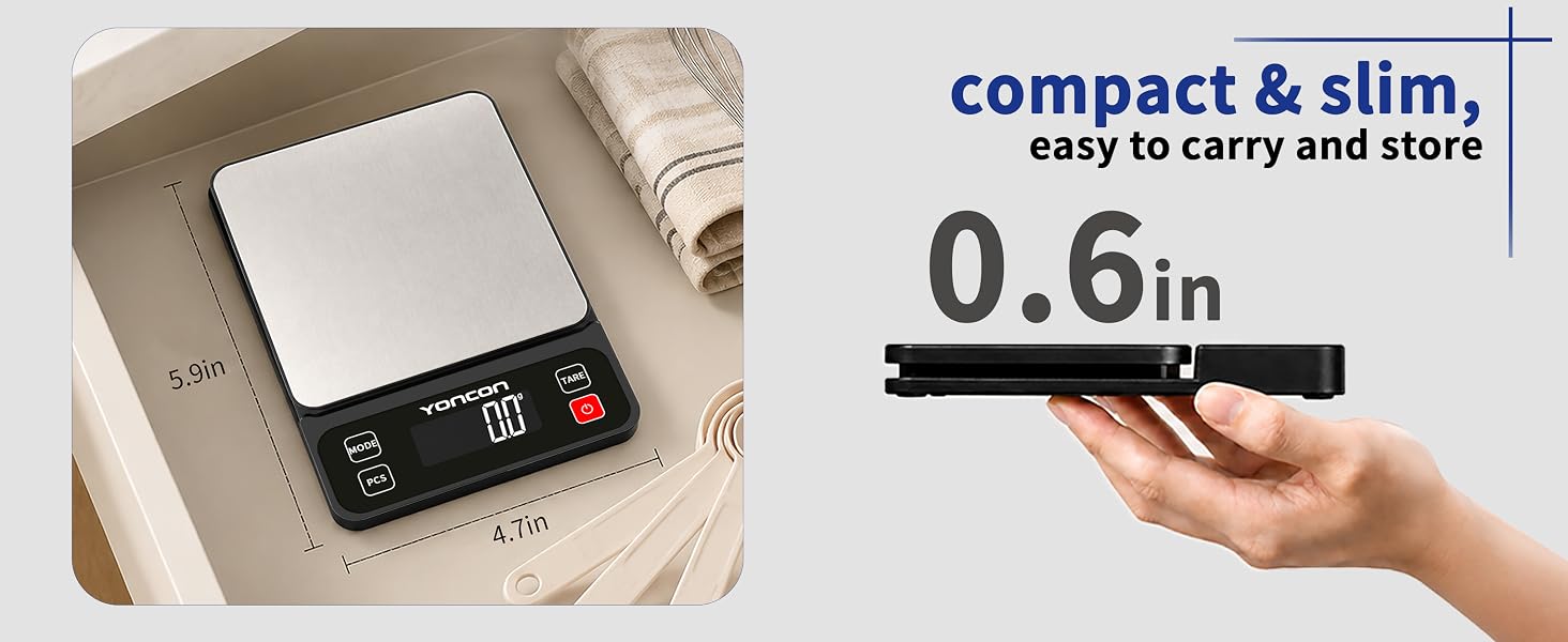 0.1g precision food scales for kitchen, small scale