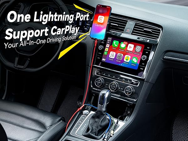 lightning port support carplay