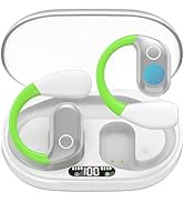 HJX OWS M82 Open Ear Earbuds Wireless Earphones Bluetooth 5.3 Headphone Sport, 55hrs Long Battery...