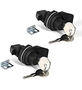 2Pcs Push Button Latch Locks for Boat Tool Box Electronic Glove Box Replacement