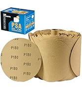 S SATC 100 PCS PSA Sanding Discs 6 Inch Adhesive Backed Sandpaper 180 Grit Sander Attachment for ...
