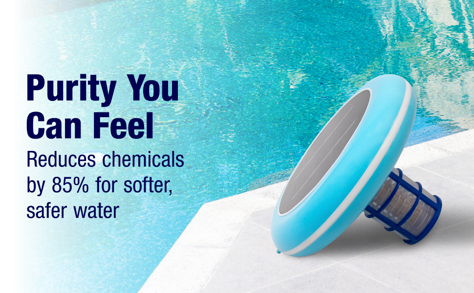 ionizer solar powered for pools cleaning free