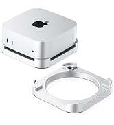 ORICO Stackable Mac mini Stand - Modular Interlocking Design, 360° Ventilation &amp; Premium ABS Silv...