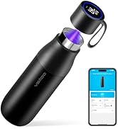 VSITOO 15oz Smart Self Cleaning Water Bottle,Insulated Water Bottle with Stainless Steel, BPA-Fre...