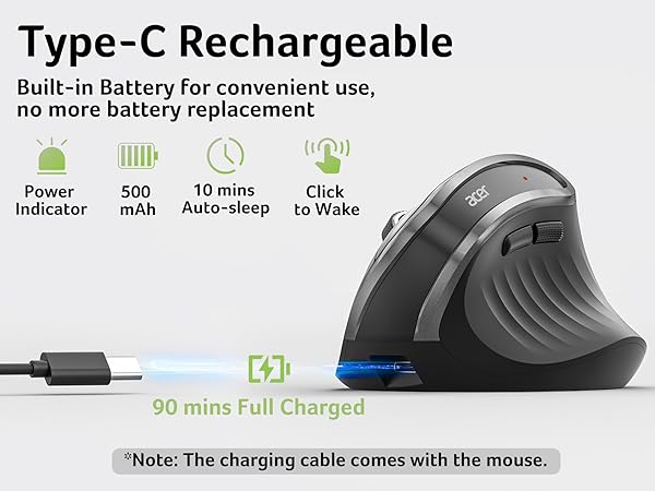 ergonomic mouse wireless
