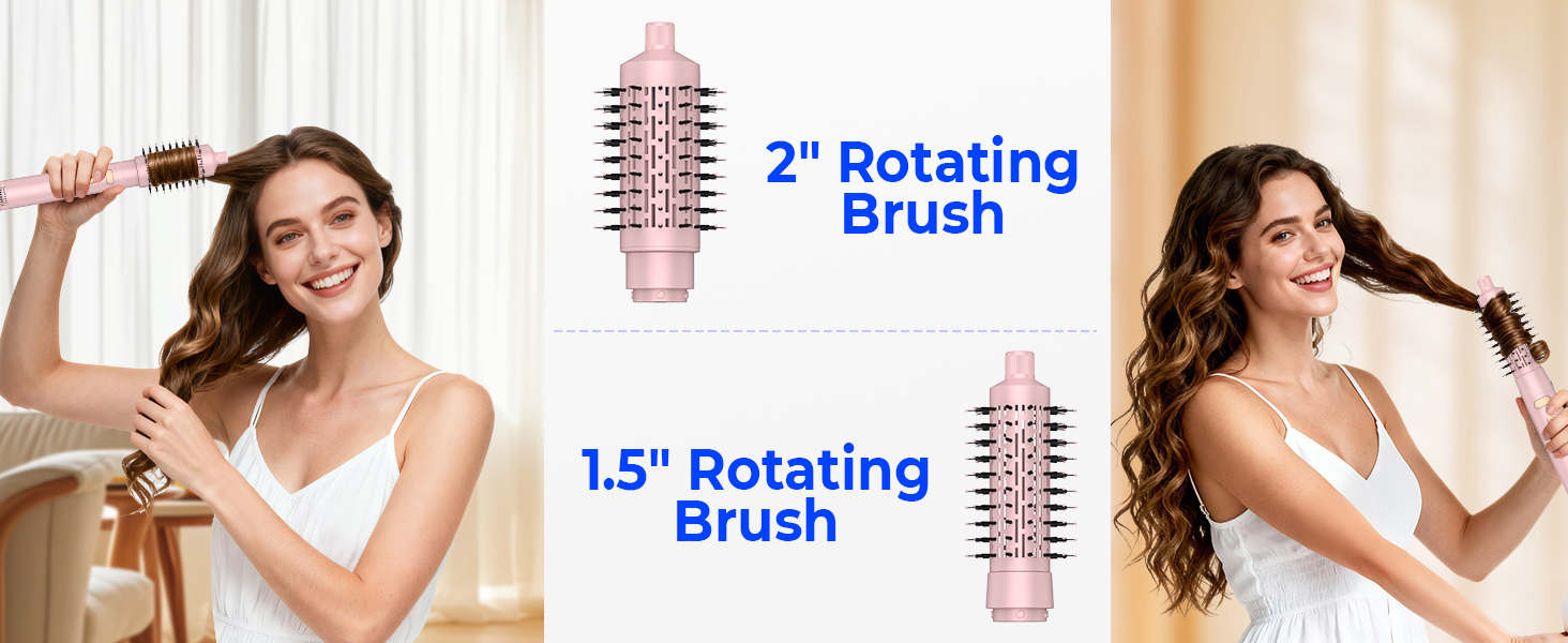 rotating blow dryer brush