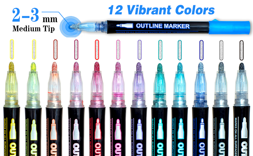 12 Vibrant Colors