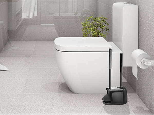 Toilet Brush and Plunger Set