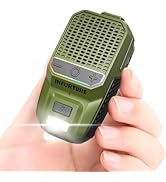 INFURTURE Clip on Bluetooth Speaker with RGB/Flashlight mini Bluetooth Speaker (Non-Magnetic)-Bui...