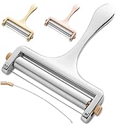 Bellemain Stainless Steel Wire Cheese Slicer - Hand Held Cheese Cutter for Cheddar, Gruyere, Racl...