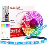 Sengled Smart Bluetooth Mesh LED Multicolor Light Strip, 2M (6.56ft), Works with Echo and ...